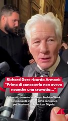 Richard Gere a Brera: “Con Armani e l’abito di American Gigolo ho trovato il personaggio”