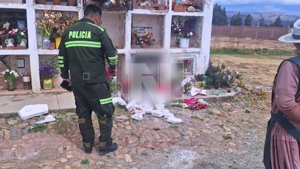 Macabro hallazgo en Tiraque: investigan presunto caso de necrofilia tras profanación de tumba
