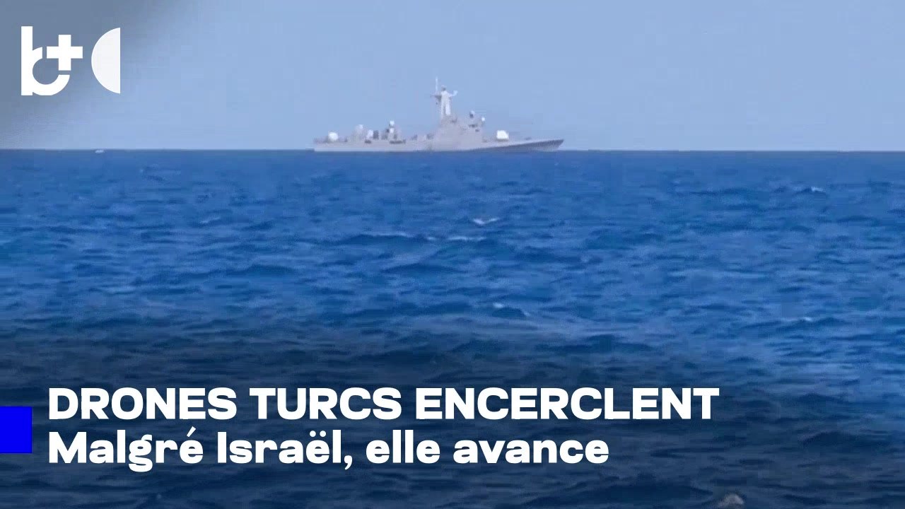 Malgré les avertissements israéliens, des drones turcs «encerclent» la flottille d'aide pour Gaza