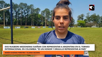 Dos rugbiers misioneras sueñan con representar a Argentina en el Torneo Internacional en Colombia