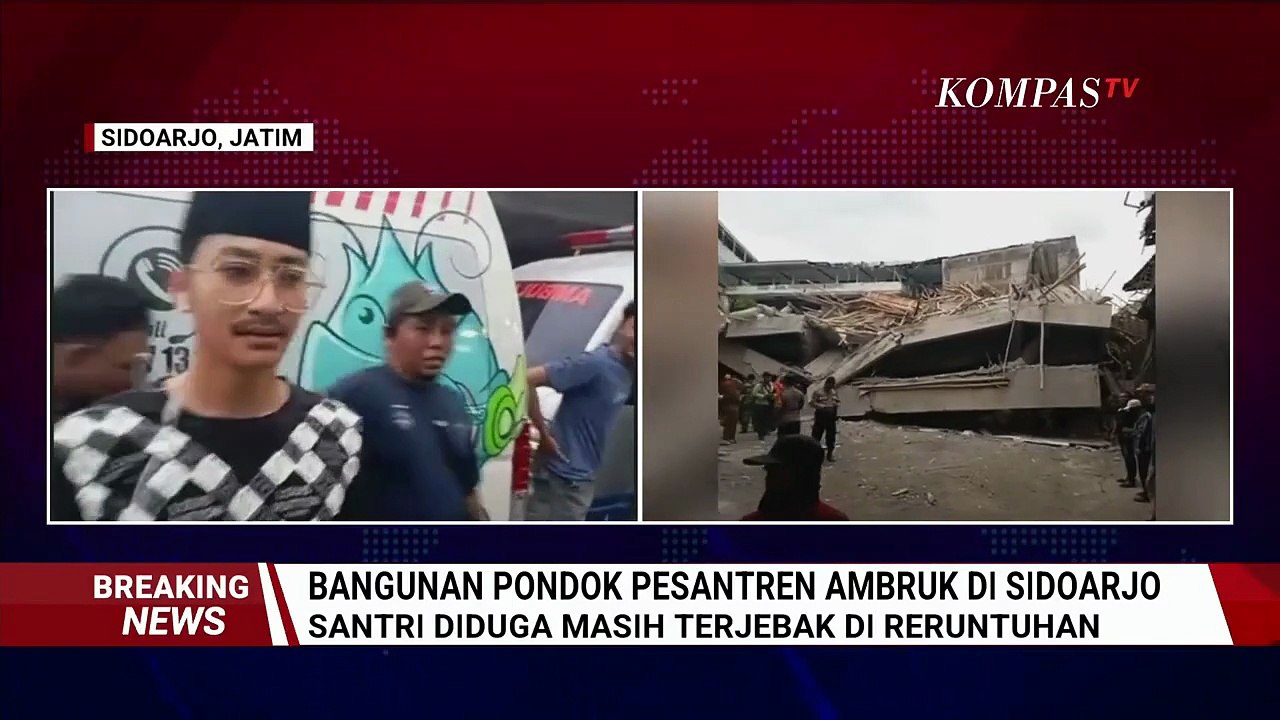 [FULL] Santri Ungkap Kronologi saat Bangunan Ponpes di Sidoarjo Ambruk: Saya Dengar Teriakkan