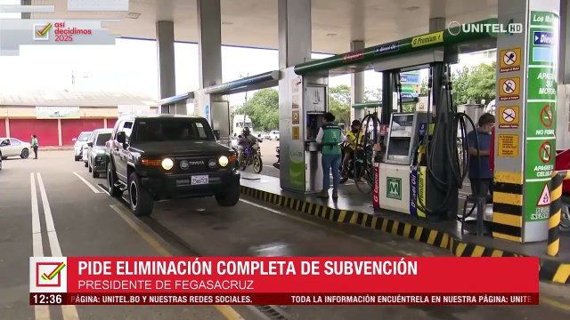 Fegasacruz sugiere que levantamiento de subvención a combustible sea total, ante propuesta del PDC