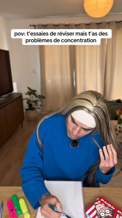 T’essaies de réviser mais t’as des problèmes de concentration