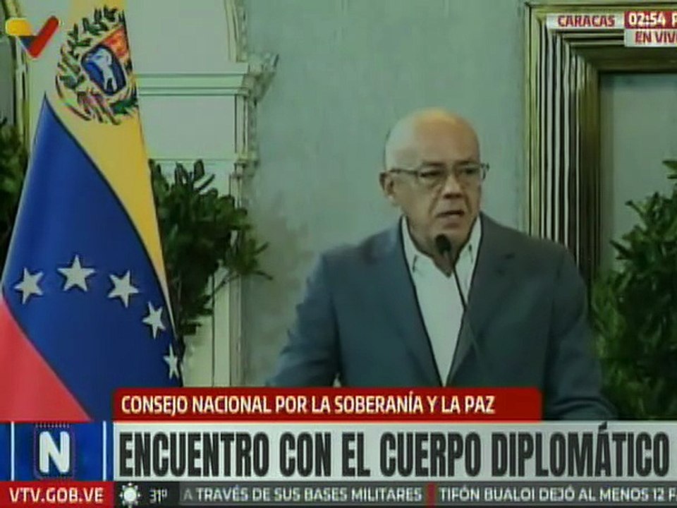 Pdte. de la AN Rodríguez: Nosotros vamos a insistir en la paz y lo vamos a lograr