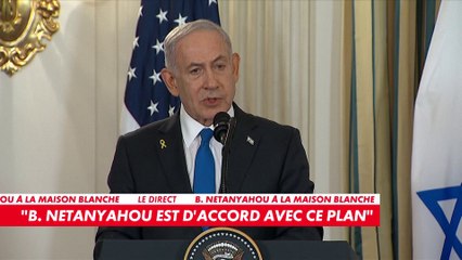 Benjamin Netanyahou après sa rencontre avec Donald Trump