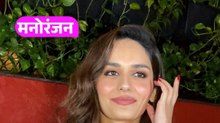 ब्लू ड्रेस में Manushi Chhillar का स्टाइलिश लुक