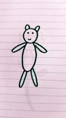 Orso verde disegno