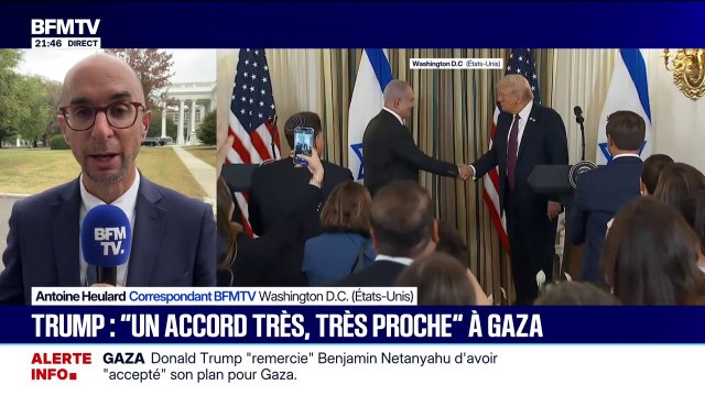 Gaza: Benjamin Netanyahu a accepté le plan de paix en 20 points proposé par Donald Trump