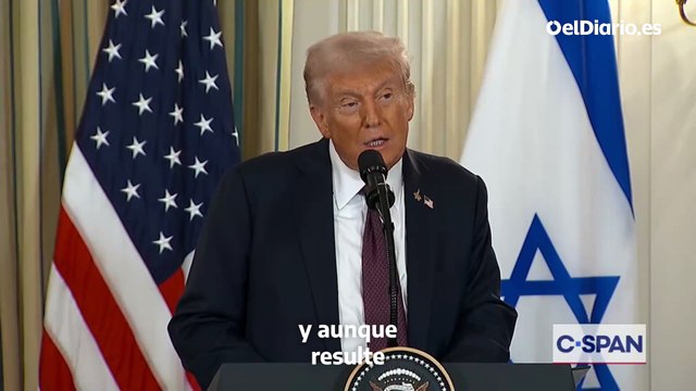 Trump presenta con Netanyahu un plan para Gaza sin tener el sí de Hamás ni aclarar el futuro de los palestinos