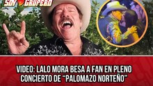 Lalo Mora besa a fan en concierto de "Palomazo Norteño" y desata locura entre los fans