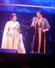 فيديو.. دويتو مُبهر لأصالة وأسماء لمنور على مسرح جدة