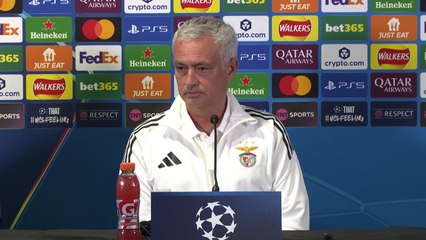 Mourinho on his Chelsea success and their future as he leads Benfica side looking for an upset