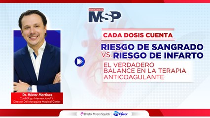 Riesgo de sangrado vs. riesgo de infarto