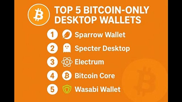 Top 5 Bitcoin Desktop Wallets You Should Use in 2025