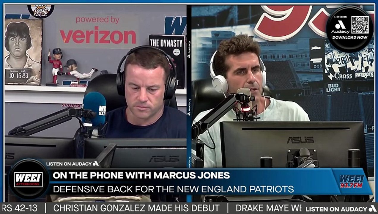WEEI Afternoons: Marcus Jones on the impact of Christian Gonzalez