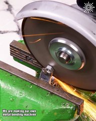 The process of making a metal bending machine 🔨