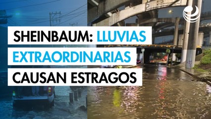 Hundimientos agravan inundaciones en la CDMX y Edomex tras lluvias extraordinarias