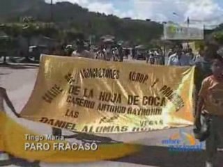 PARO FRACASÓ - TINGO MARIA