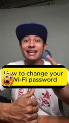How to change your Wi-Fi password