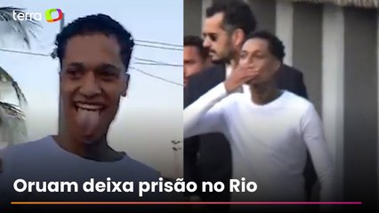 Oruam deixa a prisão no RJ usando máscara do Homem-Aranha