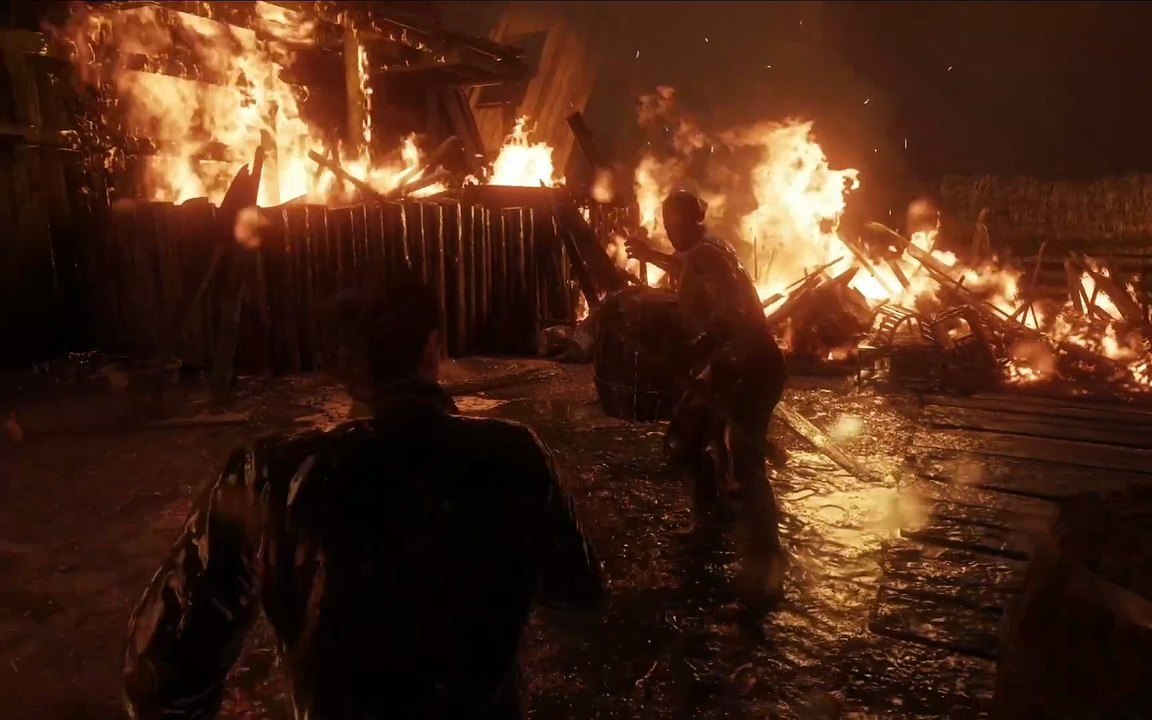 Fighting off the Hammer Brute Warrior ( Boss Fight ).