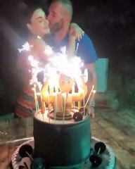 سيرين عبد النور تحتفل بعيد ميلاد زوجها