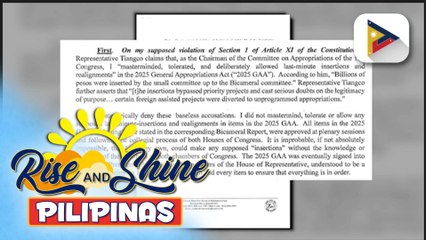 Elizaldy Co, nagbitiw na bilang kongresista, itinanggi ang mga akusasyon laban sa kanya | Ulat ni Mela Lesmoras