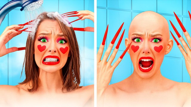 PROBLÈMES FOLLES DE FILLES AVEC DES ONGLES LONGS ✨ Beauté et Luttes de Relation