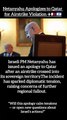 Netanyahu Apologizes to Qatar for Airstrike Violation ✈️🇶🇦🇮🇱
