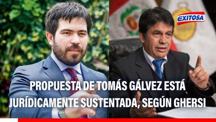 Tomás Gálvez propone eliminar equipos especiales: "Tiene toda la razón", señala Lucas Ghersi