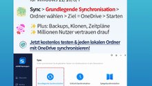 Beliebigen lokalen Ordner mit OneDrive synchronisieren – geht's in Sekunden!“ ⏱️☁️