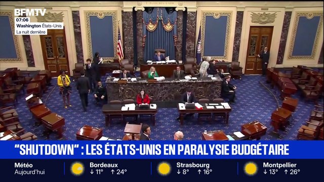Les États-Unis entrent en situation de shutdown , une première depuis 2018