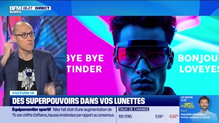 Culture IA : Des superpouvoirs dans vos lunettes, par Anthony Morel - 01/10