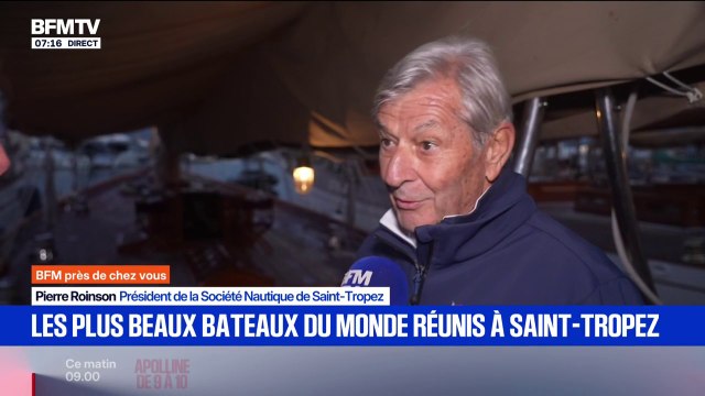 Les plus beaux bateaux du monde réunis à l'occasion des Voiles de Saint-Tropez