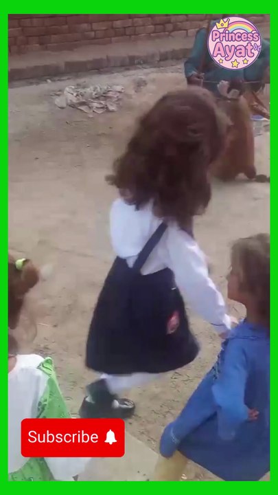 Ayat and haroon ready for school | bandar ka tmasha es ki description