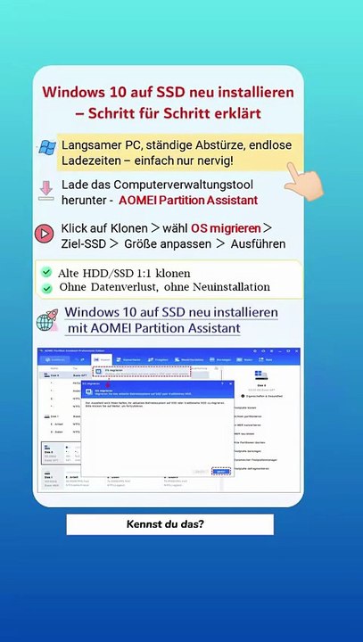 Windows 10 auf SSD neu installieren – Schnell & Einfach erklärt!
