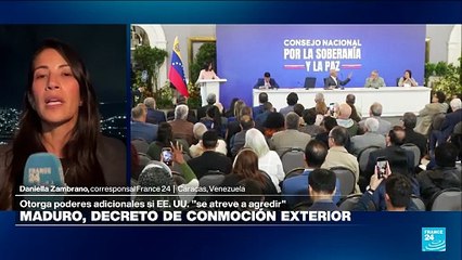 Informe desde Caracas: Maduro decretaría conmoción exterior en caso de ataque de EE. UU.