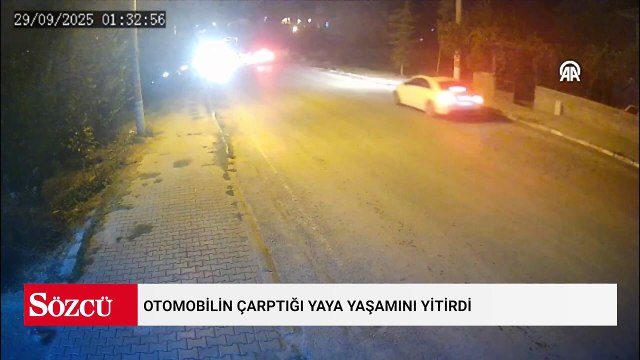 Otomobilin çarptığı yaya yaşamını yitirdi