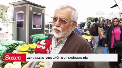 Zenginlere para dağıtıyor fakirlere hiç