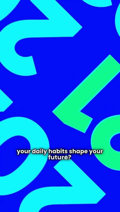 Your Habits Shape Your Future | Motivational Quote Animation