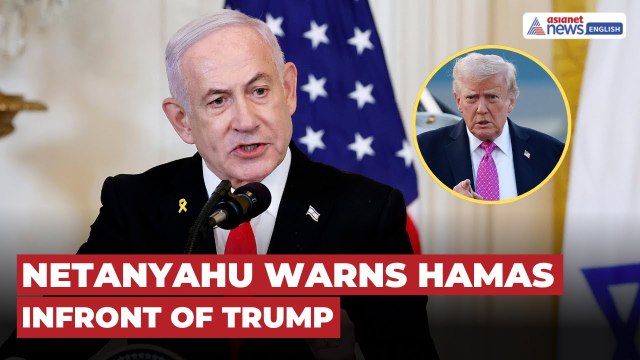 Netanyahu Warns Hamas in Trump’s Presence, Faces Political Tight Spot!