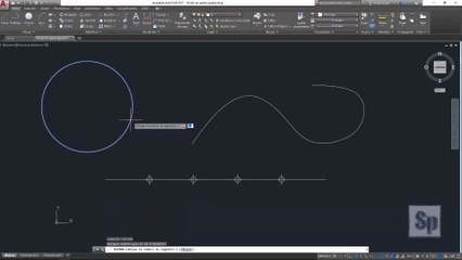 Autocad - Dividir línea en partes iguales. Dividir en segmentos iguales. Tutorial en español HD