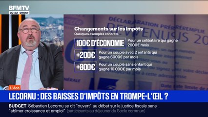 BFM éco : Lecornu, des baisses d’impôts en trompe-l’œil ? - 30/09