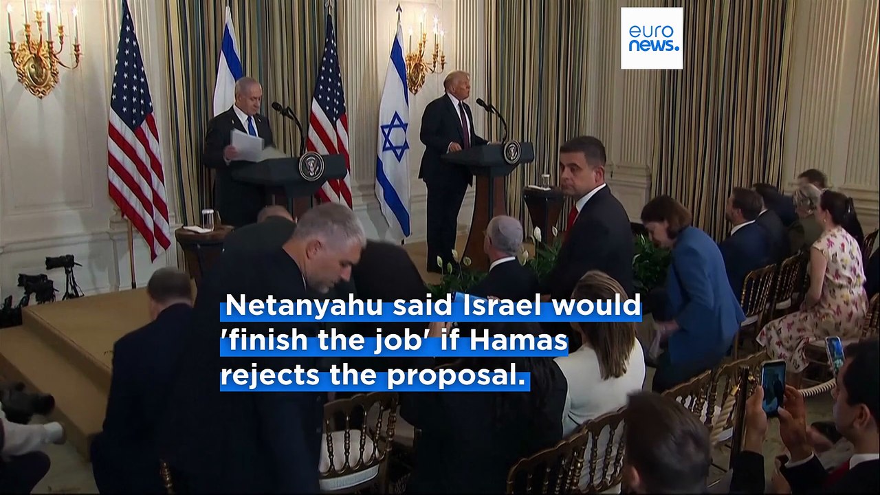 Trump and Netanyahu say they have agreed on proposed Gaza peace plan