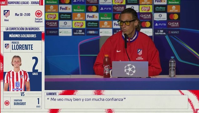 Marcos Llorente: La que tuvimos ante el Madrid es la actitud que debemos tener