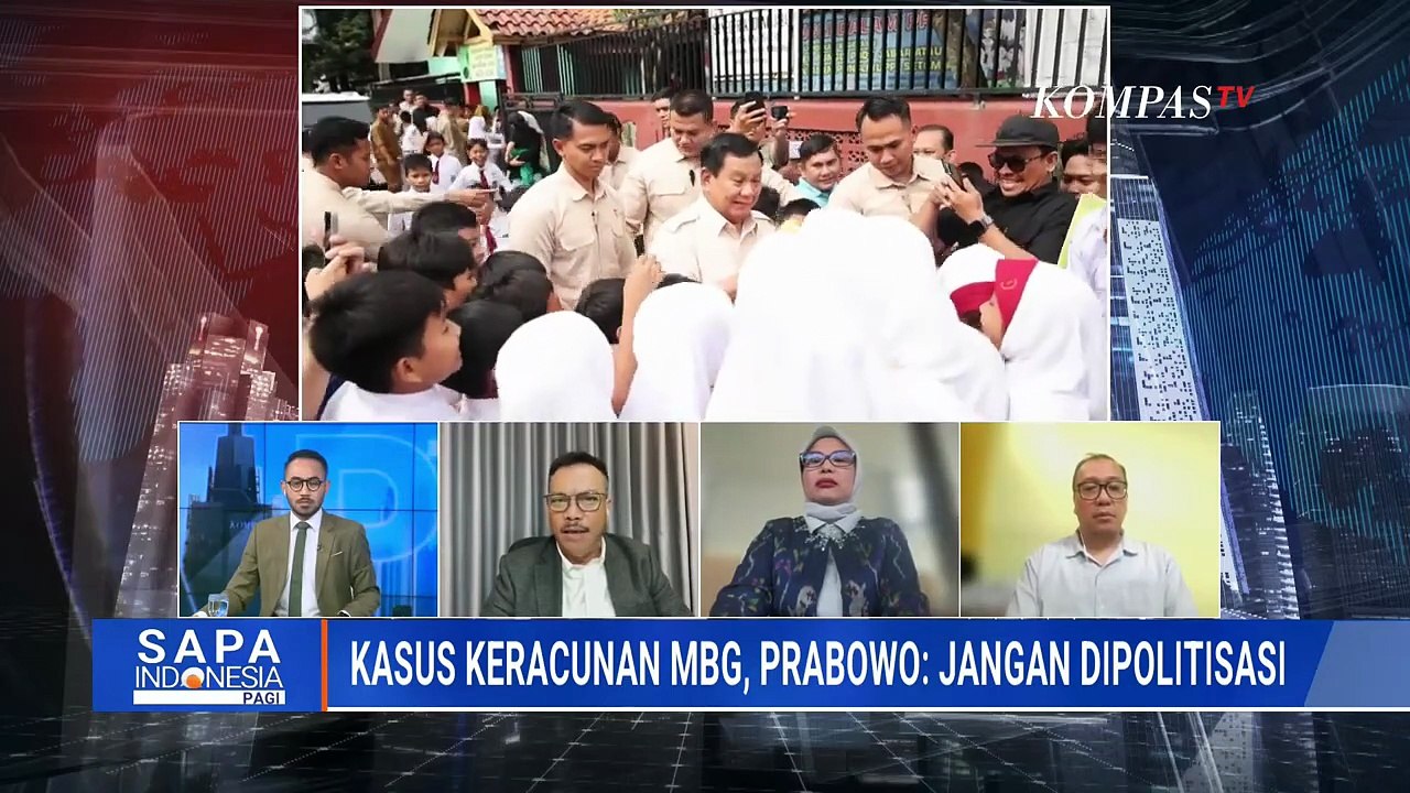 Prabowo Minta Kasus Keracunan MBG Jangan Dipolitisasi: Benarkah Kasus Ini Dipolitisasi? | SAPA PAGI