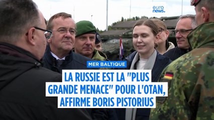 "Ne nous laissons pas attirer dans le piège de l'escalade de Poutine", avertit Boris Pistorius