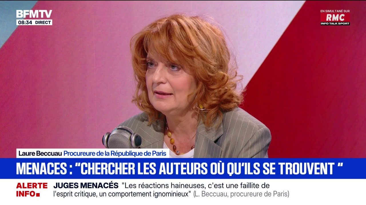 Laure Beccuau, procureure de Paris, a relevé "24 menaces significatives" envers les magistrats qui ont condamné Nicolas Sarkozy
