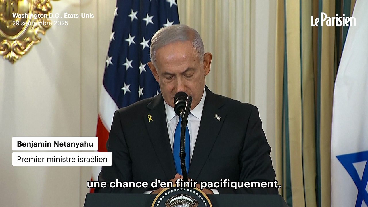 Netanyahou promet de « finir le travail » si le Hamas n’accepte pas le plan de paix pour Gaza
