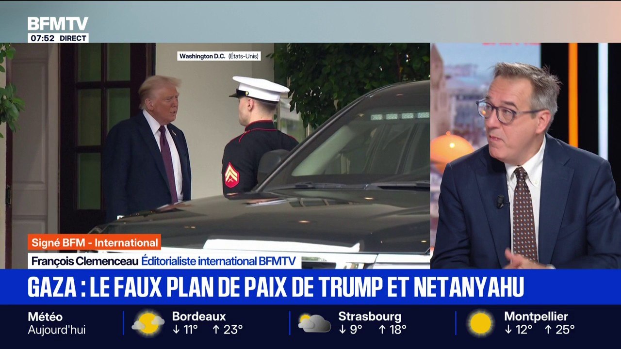 ÉDITO - Gaza: le faux plan de paix de Donald Trump et Benjamin Netanyahu